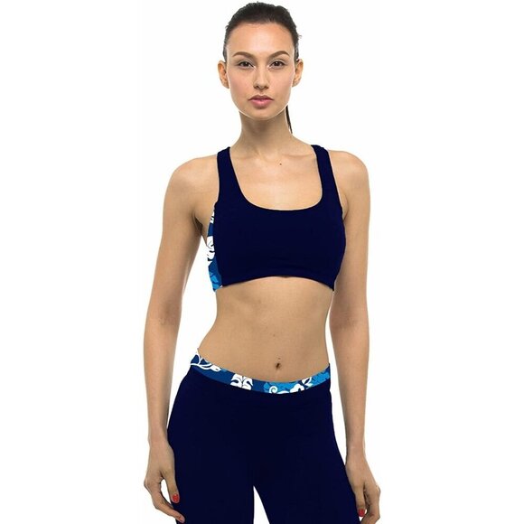 New Private Island Hawaii UPF 50+ Swim Tank Bra Women's Size Small‎ NWT Blue - Picture 1 of 12